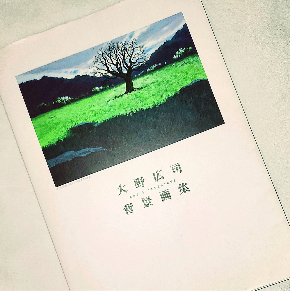 Japanese art book. Studio ghibli films and more